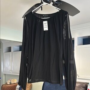 Elegant Black Women's Top